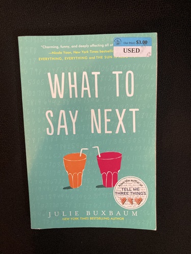 What to Say Next – The Dog Eared Book