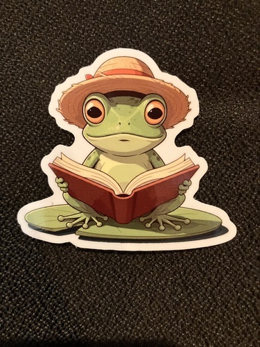 Frog Reading Book 